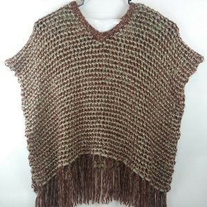 Anthro MOTH One Size Boho Oversized Shawl Tunic